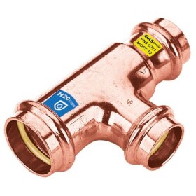 Combi fitting copper tee reduced 28 x 22 x 28 mm F/F/F V...