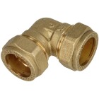 MS compression fitting, elbow both ends for pipe-&Oslash; 8 mm
