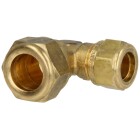 MS compression fitting, elbow/reduced for pipe-&Oslash; 22 x 15 mm