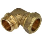 MS compression fitting, elbow/ET for pipe-&Oslash; 12 mm x 1/2&quot;