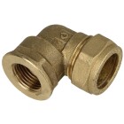 MS compression fitting elbow/IT for pipe-&Oslash; 15 mm x 3/4&quot;