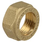 Brass nut for clamp ring for pipe-&Oslash; 22 mm