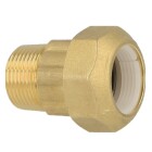Compression fitting for PE, PVC pipes connecting coupling 32 x 1&quot; ET