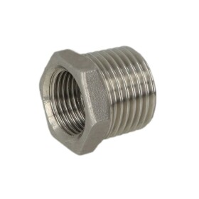 Stainless steel screw fitting bush reducing 1 1/4 x 1/2...