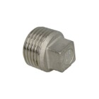 Stainless steel screw fitting plug 2 1/2&quot; ET
