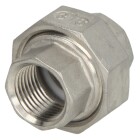 Stainless steel screw fitting union flat seat 2&quot; IT/IT