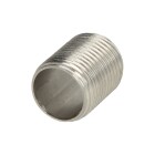 Stainless steel screw fitting thread nipple 1 1/4&quot; ET, cylindrical thread