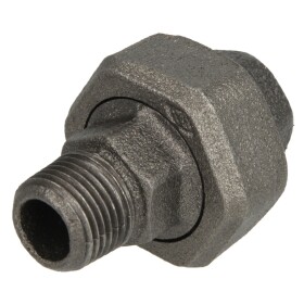 Malleable cast iron black union fitting 3/4&quot; IT/ET...