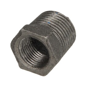 Malleable cast iron black reducer 3/4&quot; x 1/4&quot;...