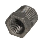 Malleable cast iron black reducer 1 1/2 x 1 1/4 ET/IT