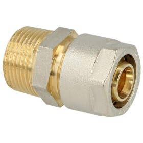 Compression fitting brass 16 x 2 mm x &frac12;&quot; ET