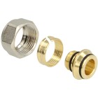 Compression fitting brass 26 x 3 mm x 1&quot; for metal multilayer pipe