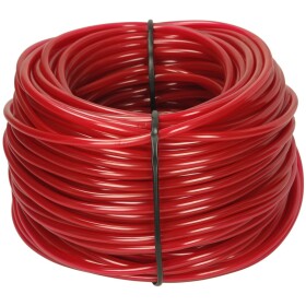 Afriso Flexible PVC 4 x 2 mm, rouge rouleau 100 m