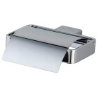 Emco Loft porte-rouleau avec couvercle S 0500 aspect inox