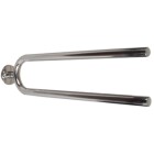 Towel rail, two rails, stainless steel &Oslash; 25 mm, extension 500 mm, polished