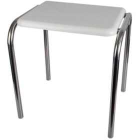 Tabouret de douche, inox, hauteur 500mm siège...