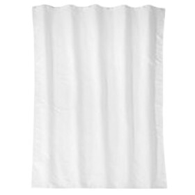 Rideau de douche textile blanc l x H: 1200 x 2000 mm