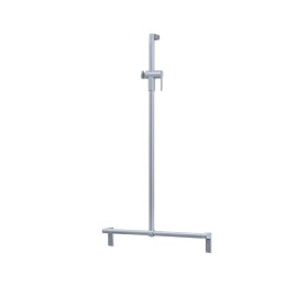 Normbau Duschhandlauf 600 x 1200 mm 700.485.060, Silber...