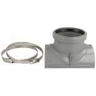 Airfit branch saddle DN 110 x 90 incl. 2 stainless steel hose clamps 28119SA