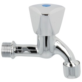 Draw-off tap 1/2&quot; polished chrome with aerator M 22