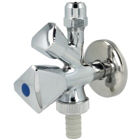 Combination angle valve 3/8&quot; polished PA tested,...
