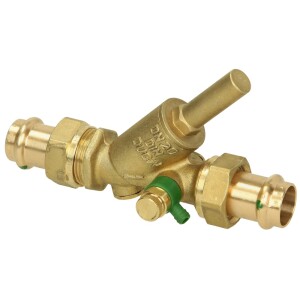 Non-return check valve with drain press connection Viega 54 mm