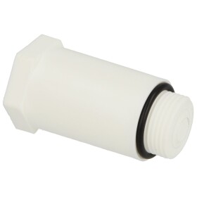 Bouchon de montage 3/4", blanc en plastique