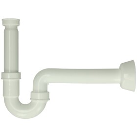 Siphon tube 1 1/4" blanc DN 40 mm