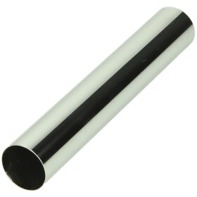 Drain pipe 90&deg; with flanged rim 32 x 190 mm, chrome