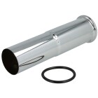 Tube de rallonge laiton chrom&eacute; 32x125mm avec joint torique pour siphons 1 1/4