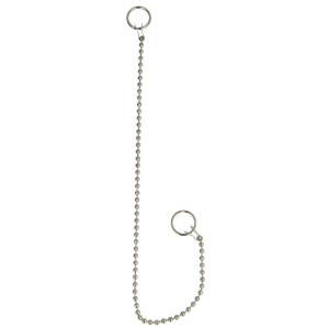 Ball chain 50 cm chrome