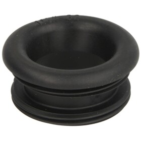 Threaded nipple, rubber 1 1/2" x 37 mm