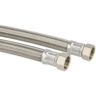 Connection hose 2,000 mm (DN 19) 3/4&quot; nut x 3/4&quot; nut stainless steel
