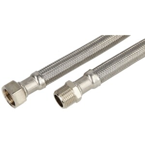 Flexible de raccord 1500 mm (DN 13) 1/2" FM x écrou inox 1/2"