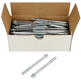 Shoulder screws, galvanised M 6 x 80 mm, PU 100 pcs.