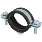Pipe clamps, zinc-coated M 8 x 40-43 mm (1 1/4&quot;)
