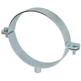 Screw-type pipe clamp, without inlay M 8/10 x 121 - 127 mm