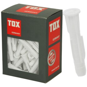 Tox Allzweckdübel TRIKA, 6 x 51 mm mit Dübelkappe