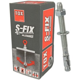 TOX anchor bolt SFIX 7, M 12 x 160 mm ETA approval (PU 25)