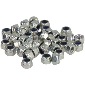 Hexagon locknut M5 (PU 100) DIN 985, galv. zinc coated