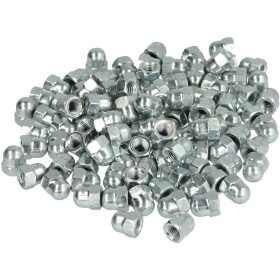 Cap nut M5 according to DIN 1587 galvanised