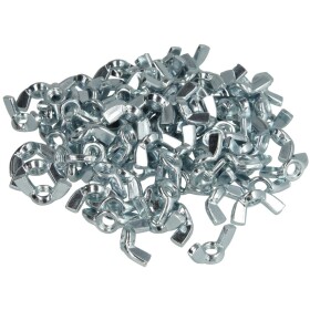 Wing nut M6 (PU 100 pcs.) galvanised