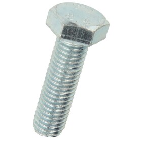 Hexagon screw M 5 x 25 mm DIN 933 galv. zinc coated