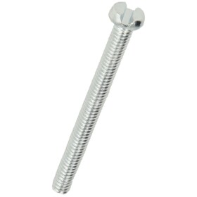 Slotted cheese head screw M 5 x 10 mm DIN 84 galv. zinc...