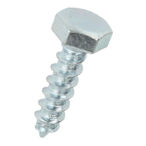 Hexagon head wood screw Ø 6.0 x 40 mm DIN 571, gal. zinc coated