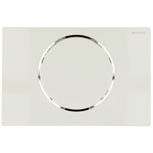 Plaque de commande Geberit Sigma 10 blanc, 115.758.KJ.5 115758KJ5