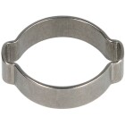 2-ear clamps, stainless steel, W4 width 11-13 mm