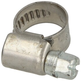 Worm hose clip 9 mm, W1 Width 16-27 mm