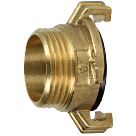 Brass - quick threaded coupling 3/4&quot; ET