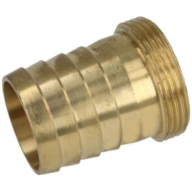 Brass hose tail flat-sealing male thread 1-piece 1...